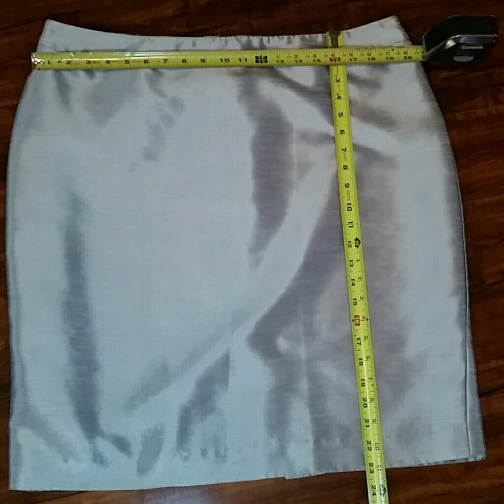 Shiny Silver Skirt View 2